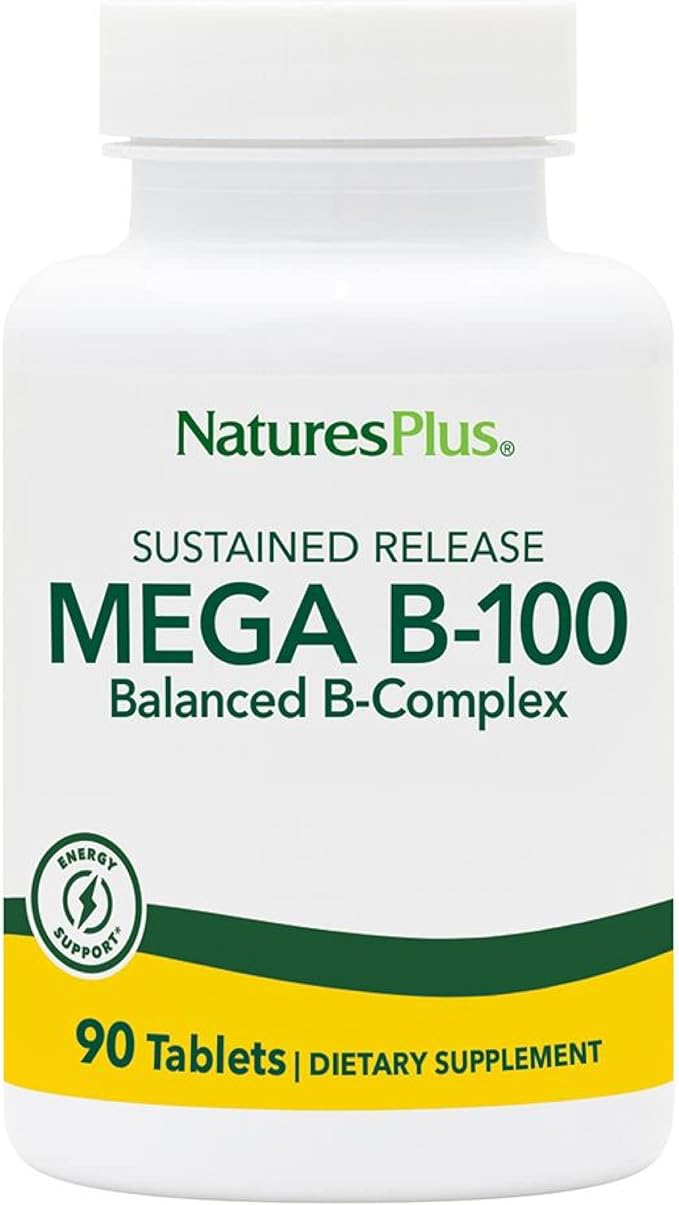 Natures Plus Mega B-100 Complex 90 Sustained 90 Servings