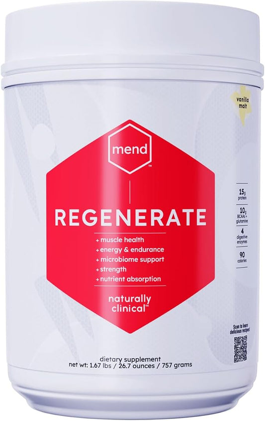 MEND Regenerate, Post Workout Recovery, Immune 20 Servings