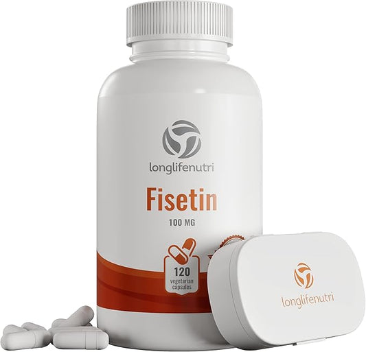 Fisetin Supplement 100mg 120 Vegetarian Capsules