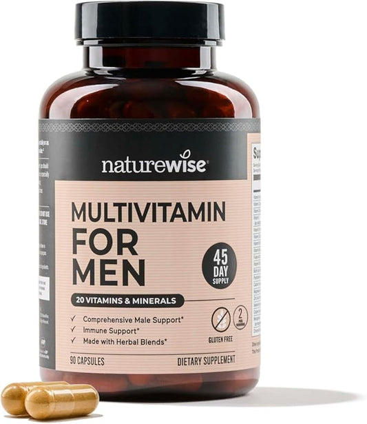 NatureWise Multivitamin for Men 90 Capsules[45-Day Capsules[45-Day Supply]