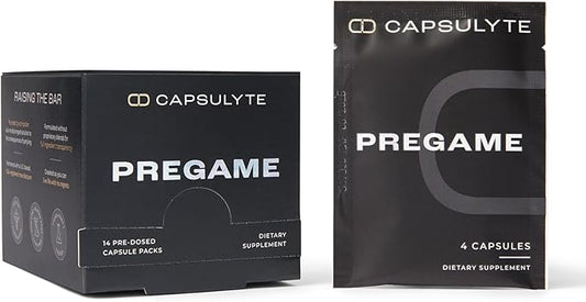 Pregame | Prevent Feeling Awful After Drinking | Alcohol Aid and Liver Health | with Dihydromyricetin DHM, N-Acetyl Cysteine NAC, Milk Thistle | Box of 14 Packets (56 Capsules)