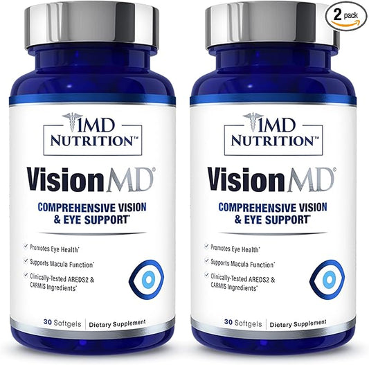 1MD Nutrition VisionMD Eye Vitamin CARMIS 60 Softgels (2-Pack)