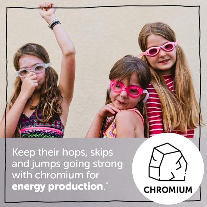 SmartyPants Kids Mineral Chews: Magnesium Citrate D3, Vitamin K2, Zinc 60 Count (30 Day