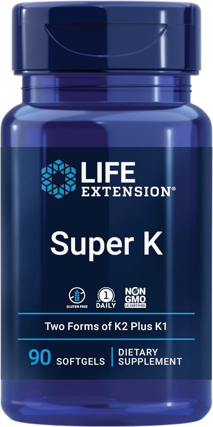 Life Extension Advanced Milk Thistle 120 K1 K2 K2 MK-7 MK-7 MK-4 MK-4 Vitamin 90 Softgels