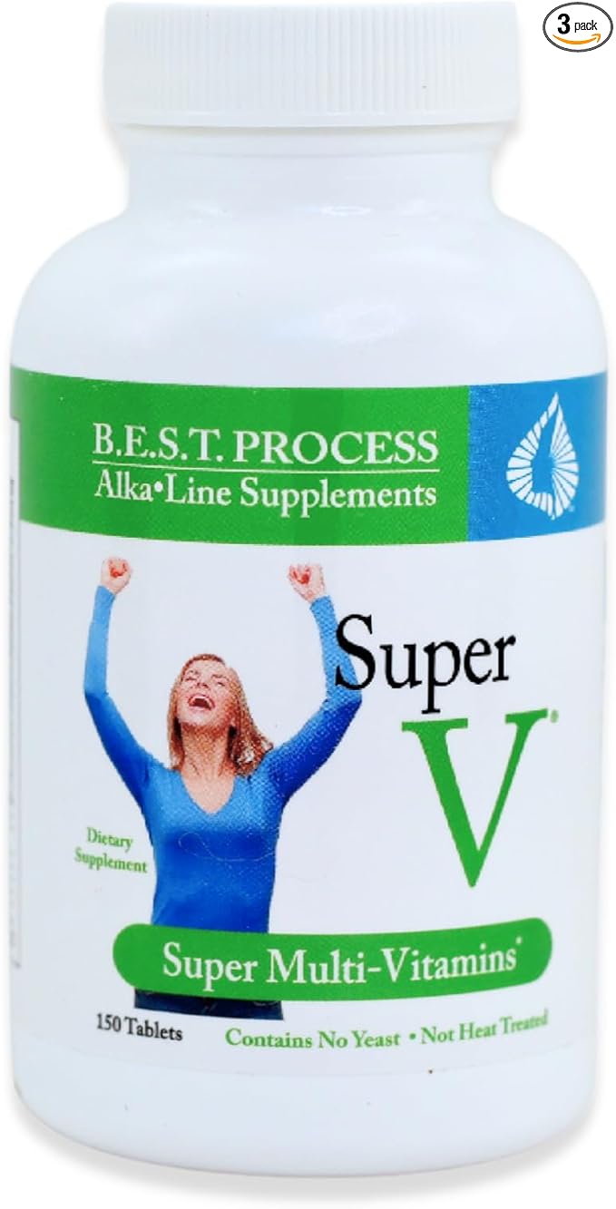 SuperV (3 Pack) Best Process AlkaIine
