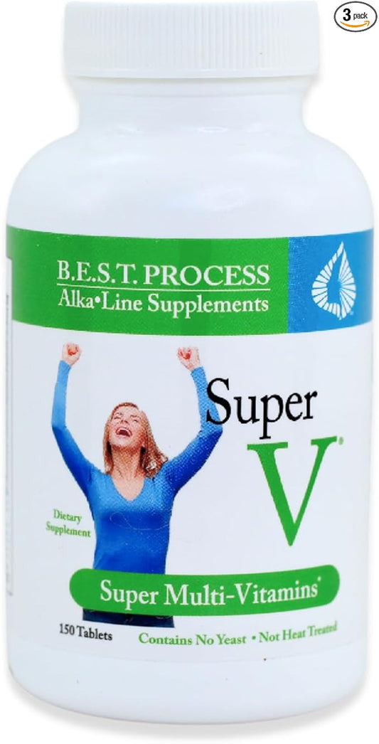 SuperV (3 Pack) Best Process AlkaIine
