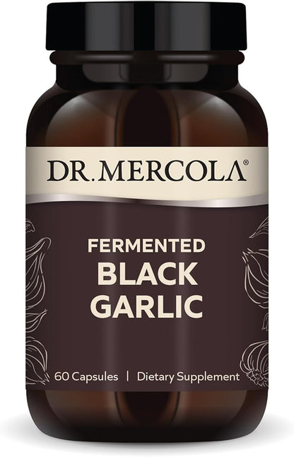 Dr. Mercola Fermented Black Garlic, 30 (60 Capsules),