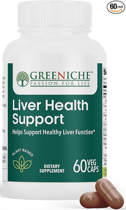Halal Liver Health Support, 60 Caps,