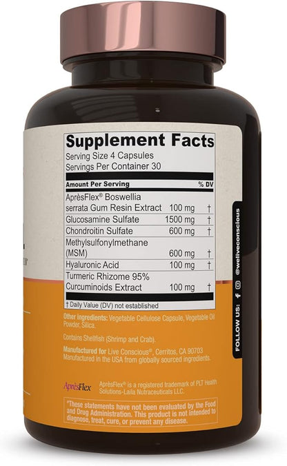 Live Conscious Glucosamine Chondroitin with MSM,