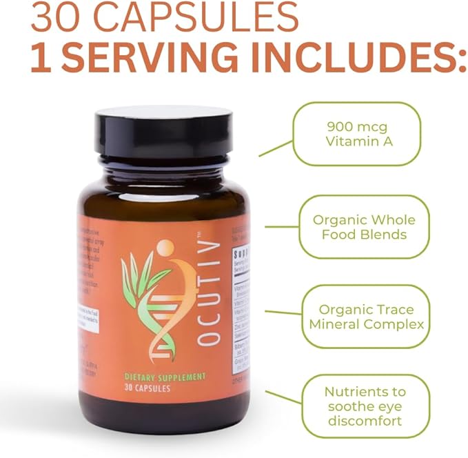 Youngevity Ocutiv Eye Health Supplement 30 Capsules 2 Pack
