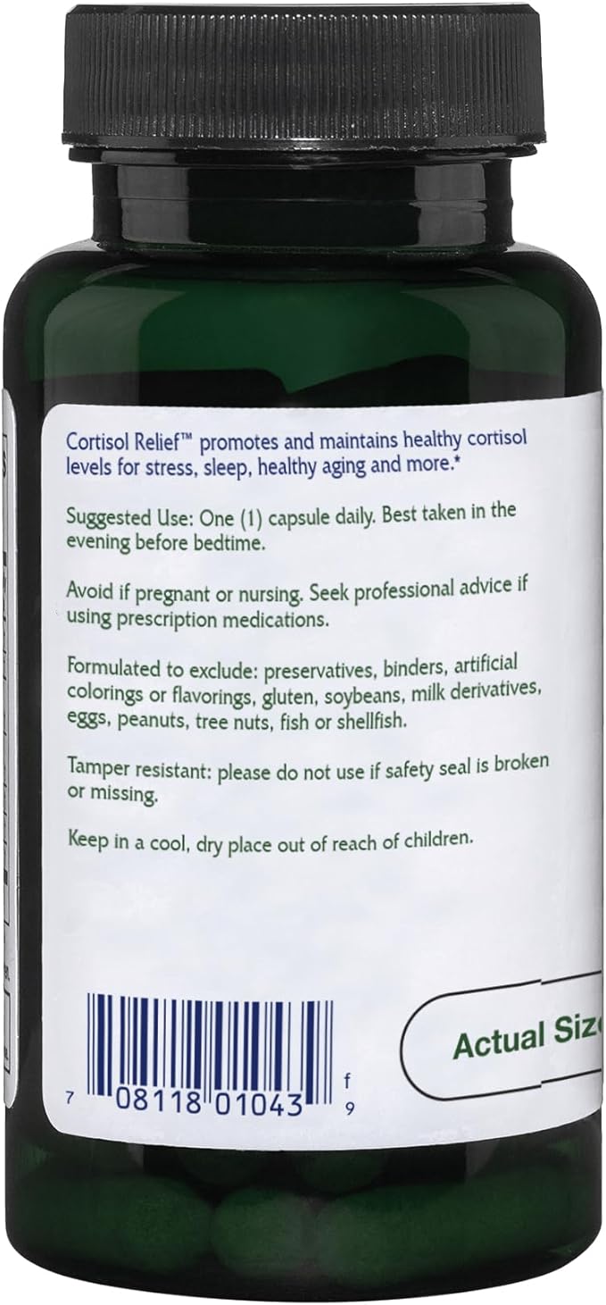 Vitanica Cortisol Relief, Dr. Formulated Sleep, 60 Capsules