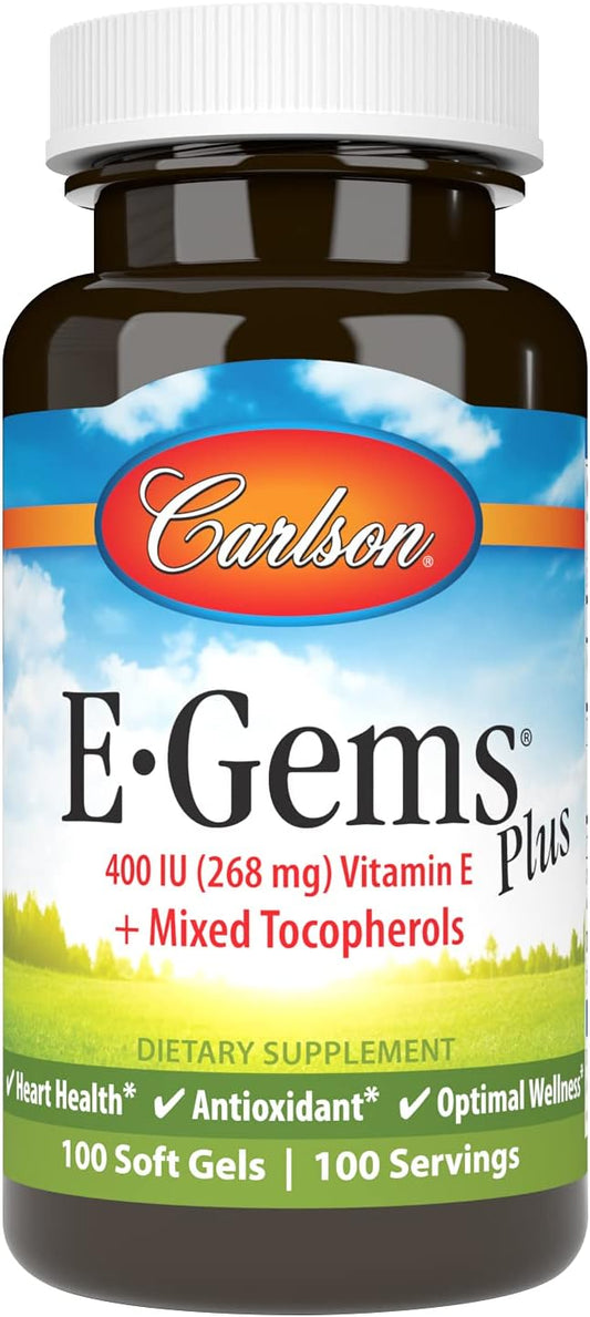 Carlson - E-Gems Plus, 400 IU (268 mg), 100 Soft