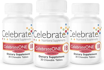 Celebrate Vitamins CelebrateONE 18 Chewables, 18mg Iron (90 Tablets)