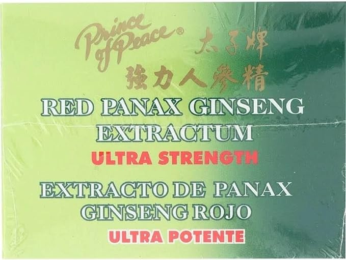 Prince of Peace Red Panax Ginseng 0.34 fl. 2 Pack 20 Bottles
