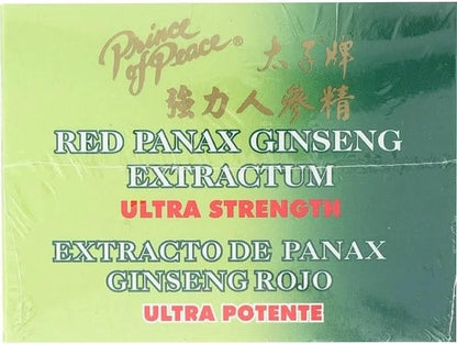 Prince of Peace Red Panax Ginseng 0.34 fl. 2 Pack 20 Bottles