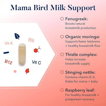 Best Nest Wellness Mama Bird Milk 60Ct
