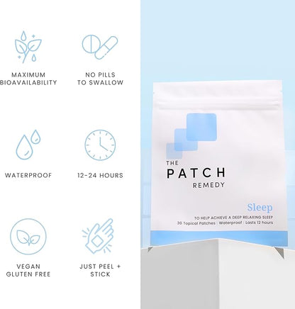 The Patch Remedy Original Sleep Patches 30 Topical
