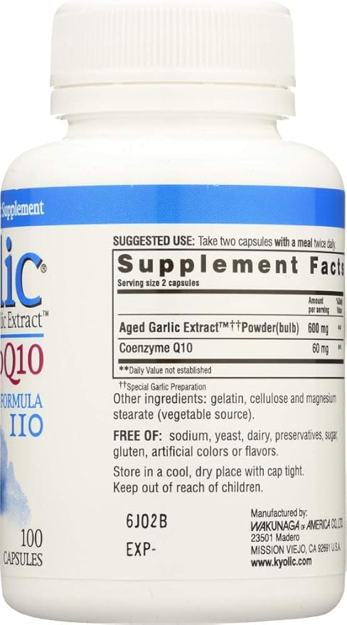 Garlic Extract w/ Co-Q-10 Formula 110, 100 caps