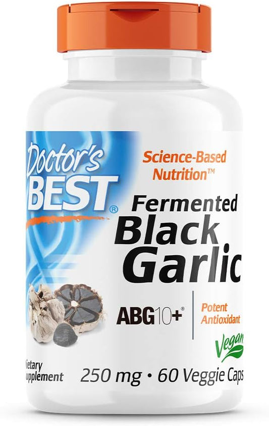 Doctor's Best Black Garlic Extract ABG10+ 250mg Supports 60 Count