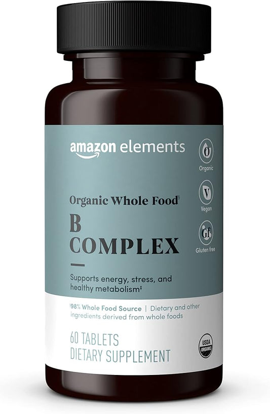 Amazon Elements Organic Whole Food B 60 tablets