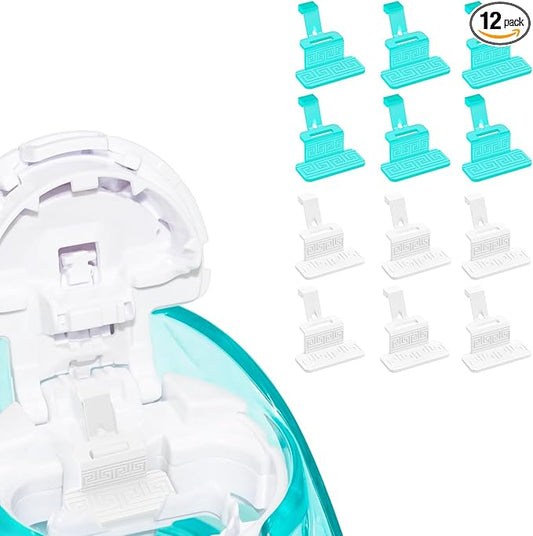 FireAnt Silicone Salt Pads Refills Compatible (12 Pack 6 + 6)