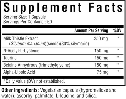 Seeking Health Liver Nutrients 60 Capsules