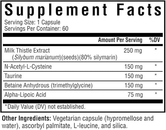 Seeking Health Liver Nutrients 60 Capsules