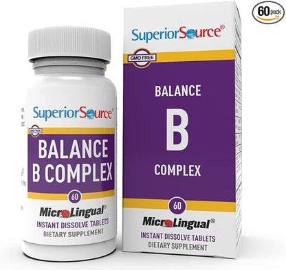 Superior Source B Complex Folic Acid/Biotin (60 tablets)
