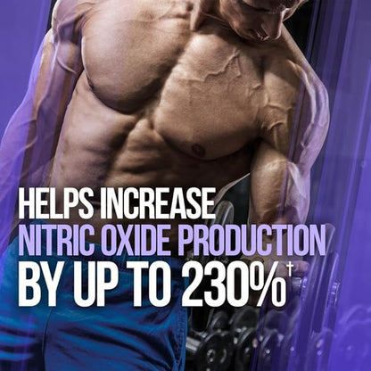 ALPHA LION Gains Candy, Supplement Pills for Muscle Pump & Blood Flow, Nitric Oxide Booster, Supports Mental Focus, Use Daily to Upgrade Workout Performance, 60 Capsules (S7)