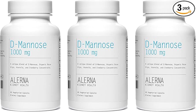 D-Mannose 1000 mg 60 Vegetarian 3)