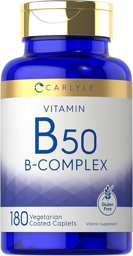 Carlyle Vitamin B50 Complex 180 Caplets