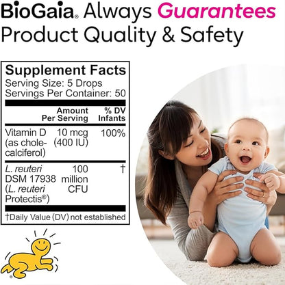 BioGaia Baby Probiotic Drops 50-Day Supply, 2)