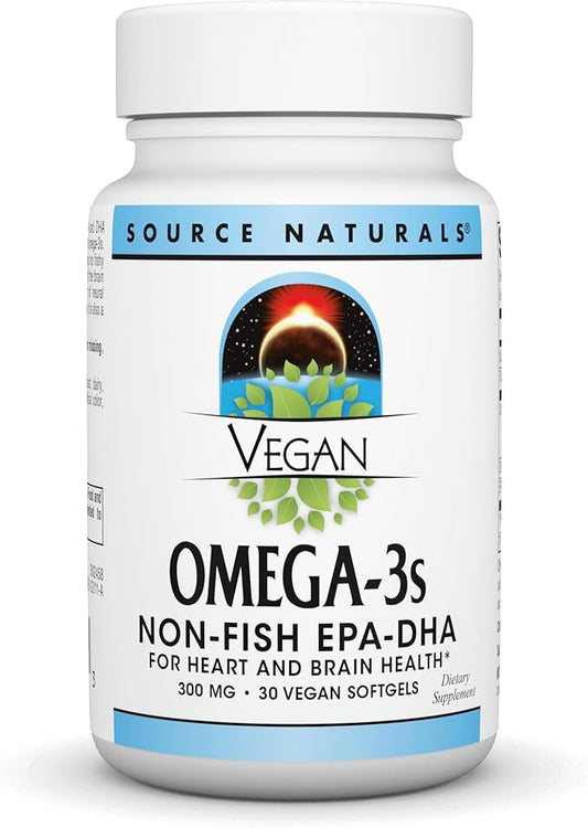Source Naturals Vegan Omega-3s, Non-Fish EPA-DHA, 300 mg 30 Softfgels