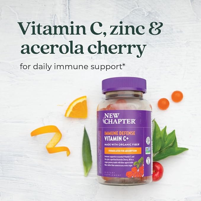 New Chapter Vitamin C+ Gummies – 40% Less 60ct