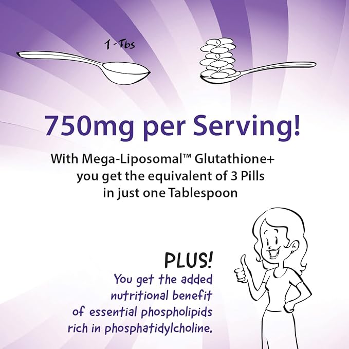 Aurora Nutrascience, Mega-Liposomal Glutathione+ Vitamin C, 750 mg Serving,16 fl (480 mL)