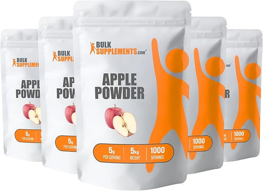 BulkSupplements.com Apple Powder 5g per 5kg (11 (11 lbs) 5)