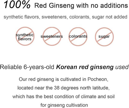 Pocheon 240g(8.5oz), 100% Pure Korean 6Years 70% Solid