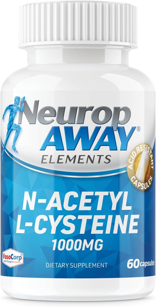 NeuropAWAY Elements N-Acetyl L-Cysteine 1000mg 60ct (60 1000mg 1000mg Capsules