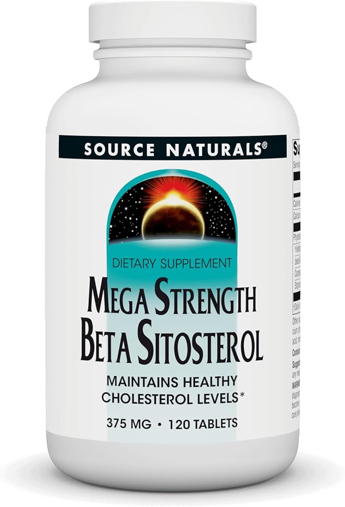 Source Naturals Mega Strength Beta Sitosterol 375mg 120 Tablets