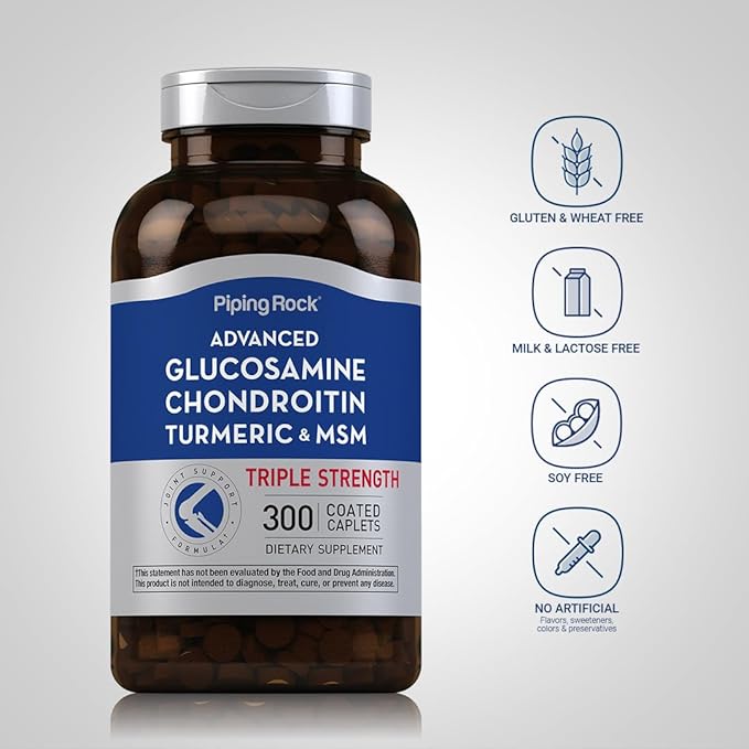 Piping Rock Glucosamine Chondroitin Triple Strength 300 Caplets
