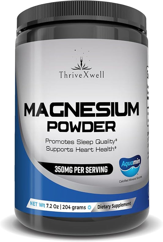 Pure Magnesium Citrate Aquamin Powder Dietary 204 Grams 60 Servings