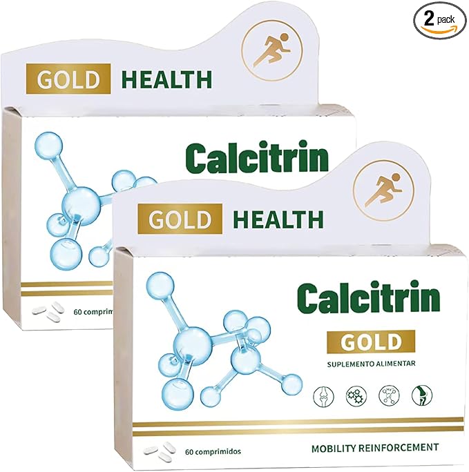 Calcitrin Gold Dietary Supplement, Mobility Reinforcement, 120 Tablets (2 Pack)