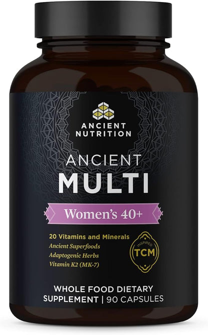 Ancient Nutrition Multivitamin for Women 40+, 90 Ct