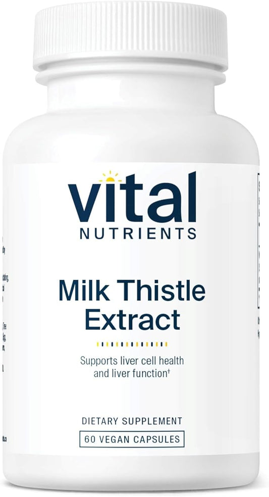 Vital Nutrients Milk Thistle Extract 250mg 60 Capsules