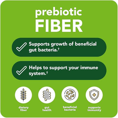 Vitamin Bounty Prebiotic Fiber Digestive Support 60 Capsules