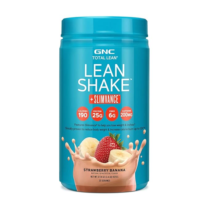GNC Total Lean Lean Shake + Slimvance 20 Servings, 200mg of