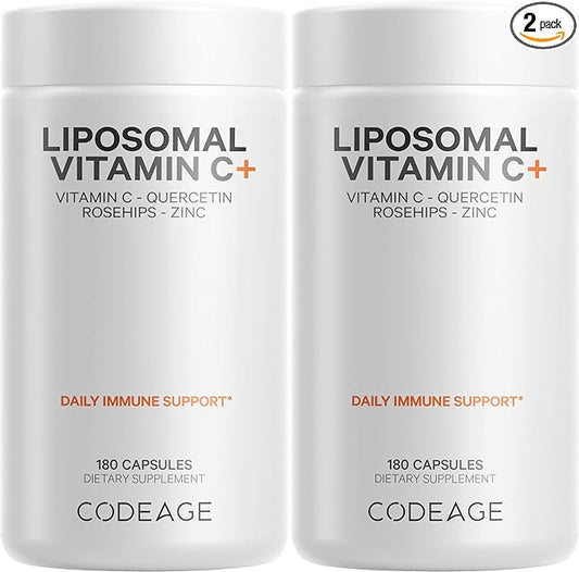 Codeage Liposomal Vitamin C 1500mg 2 Pack