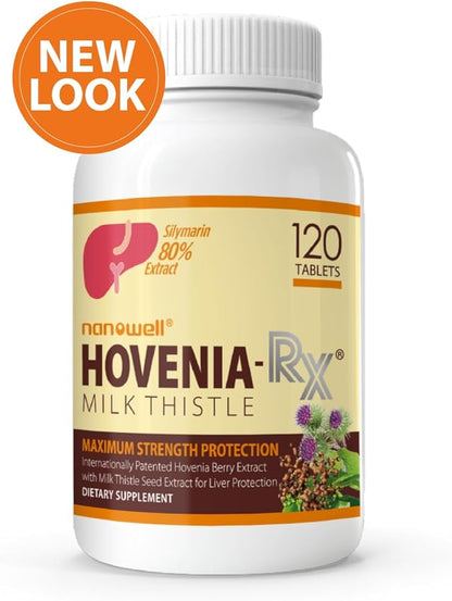 Hovenia-RX Milk Thistle 120 Tablets X 1 Bottle 1 Month
