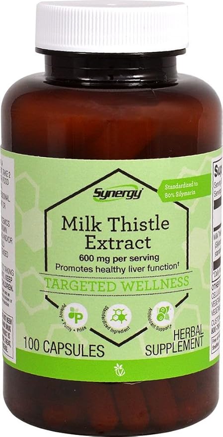 Vitacost Milk Thistle Extract 600 mg 100 Capsules