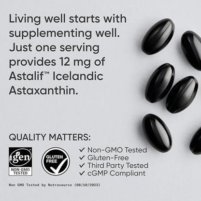 Sports Research Triple Strength Astaxanthin 12mg 60 Softgels